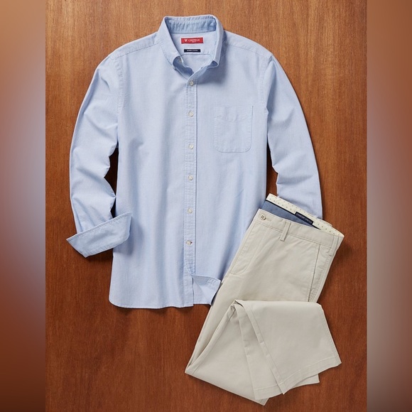 Cremieux Madison Fit Comfort Stretch Pants Off White Cream Men’s Size 36x32 - Picture 15 of 16